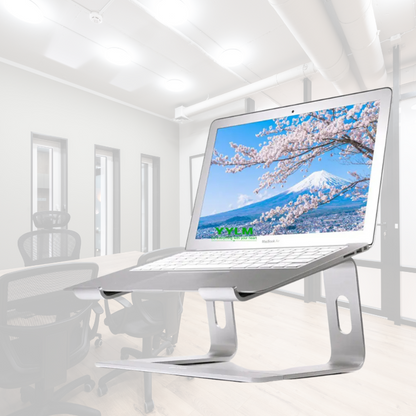 Ergonomic Aluminum Laptop Stand for Desk with Non-Slip Pads