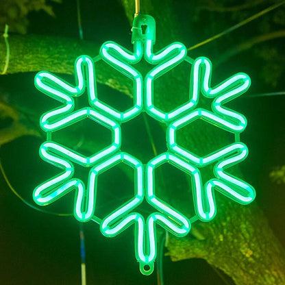 Outdoor Hanging LED Christmas Lights Warm White Festive Decoration