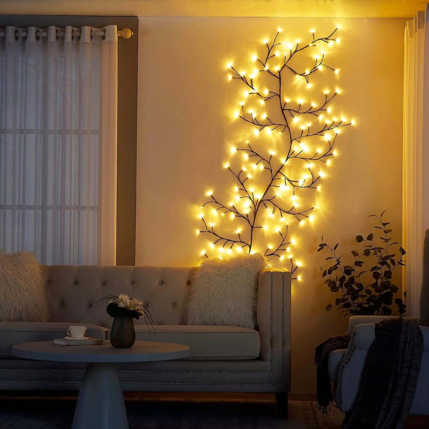 LED Branch Wall Light Christmas Decoration Energy Saving