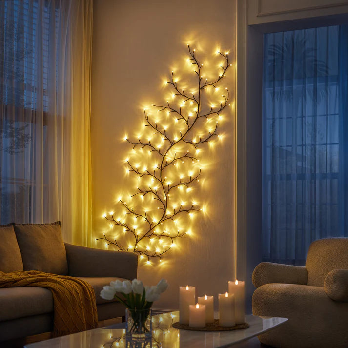 LED Branch Wall Light Christmas Decoration Energy Saving