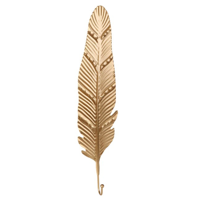 Art Deco Gold Leaf Wall Hook