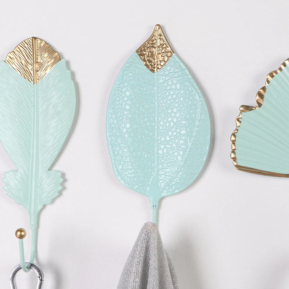 Art Deco Gold Leaf Wall Hook