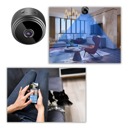 Wireless Mini Surveillance Camera with Night Vision and Motion Detection