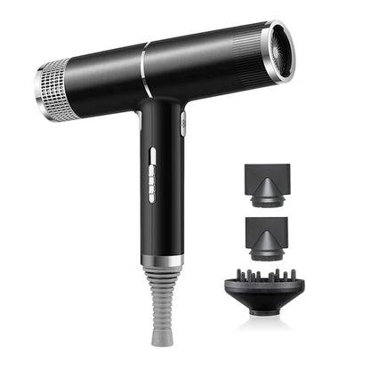 Metallic Red Hair Dryer with High-Speed Motor