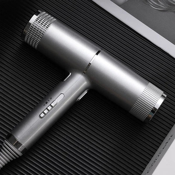 Metallic Red Hair Dryer with High-Speed Motor