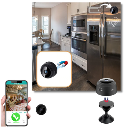 Wireless Mini Surveillance Camera with Night Vision and Motion Detection