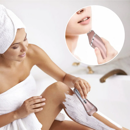 3-in-1 Waterproof Electric Shaver for Women with Trimmer and Epilator