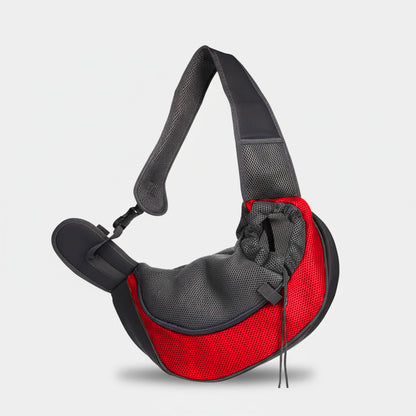 Small Pet Carrier Bag With Adjustable Shoulder Strap And Ventilated Design