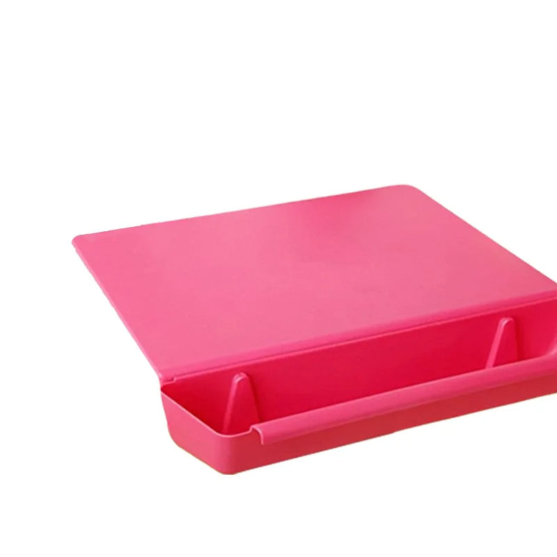 2-in-1 Cutting Board with Removable Tray and Clip-On Waste Holder