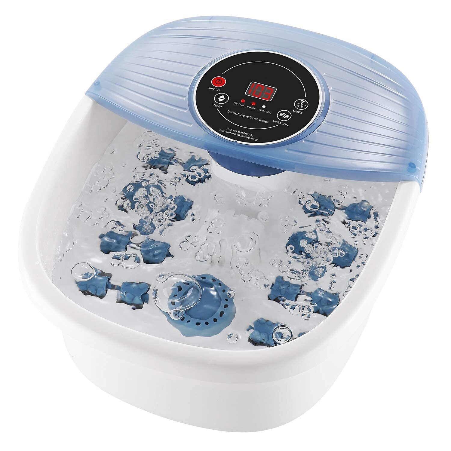 Temperature Controlled Foot Bath Massager with Bubble Function