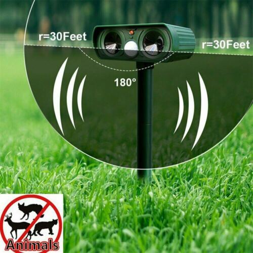 Solar Powered Dual Speaker Animal Repeller