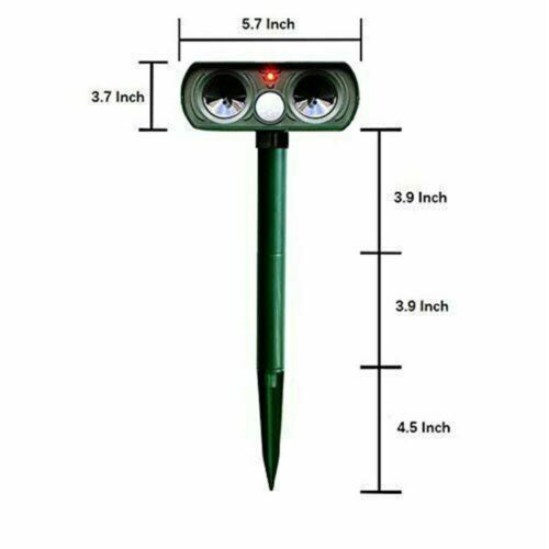 Solar Powered Dual Speaker Animal Repeller