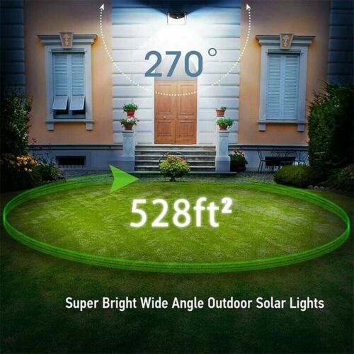 Motion Sensor Solar Outdoor LED Floodlight Waterproof Garden Light