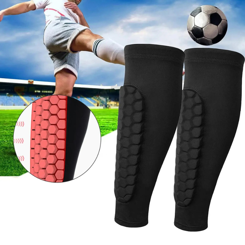 Honeycomb Soccer Shin Guards Pair Protective Leg Guards