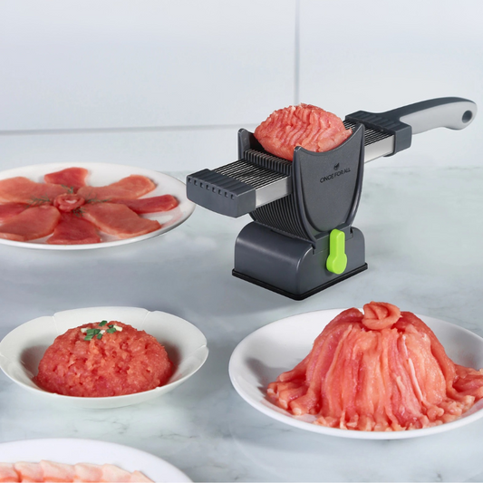 Manual Stainless Steel Meat Slicer for Precise Food and Ham Cutting