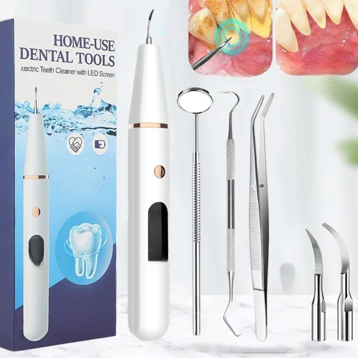 LED Electric Dental Cleaner with Ergonomic Handle