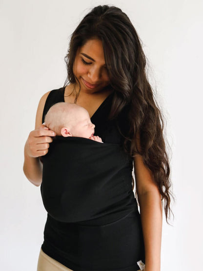 Stretchable Cotton Baby Carrier Shirt with Integrated Pouch