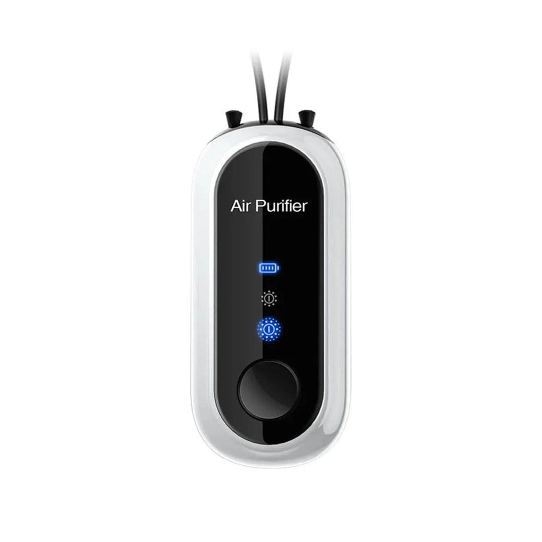 Wearable Personal Air Purifier Necklace With USB Charging And Negative Ion Tech