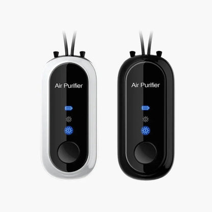Wearable Personal Air Purifier Necklace With USB Charging And Negative Ion Tech